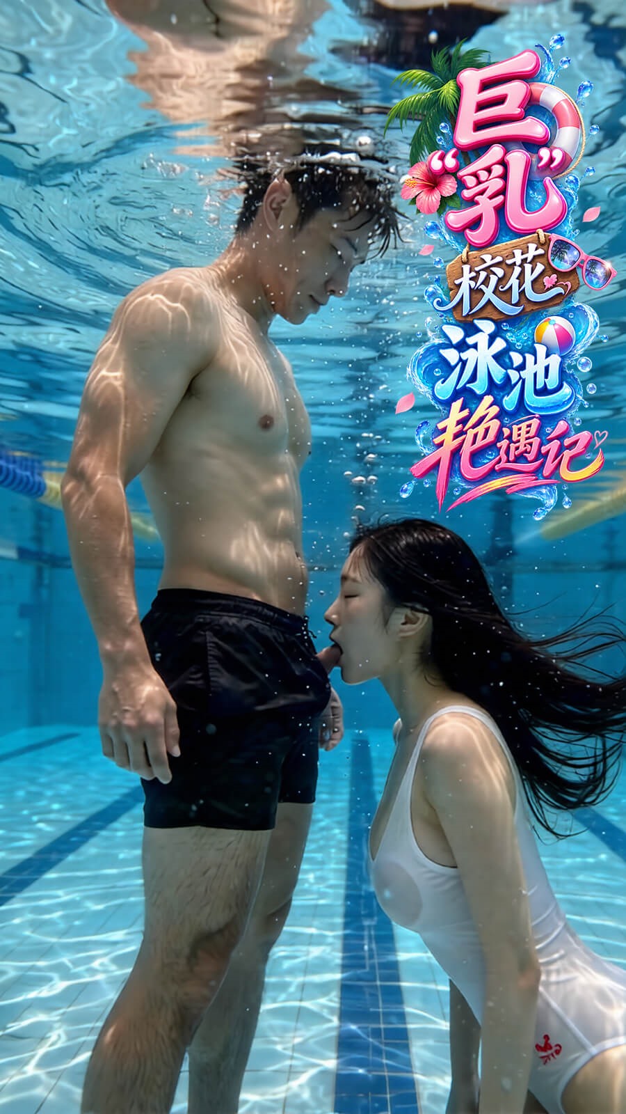 巨乳校花泳池艳遇记